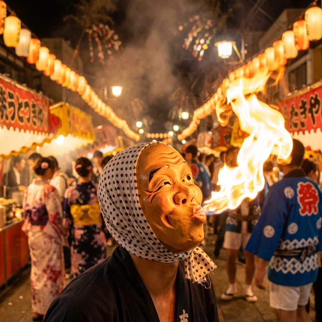 ひょっとこ面